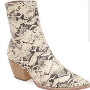 Snake print Caty boots (popular boot)